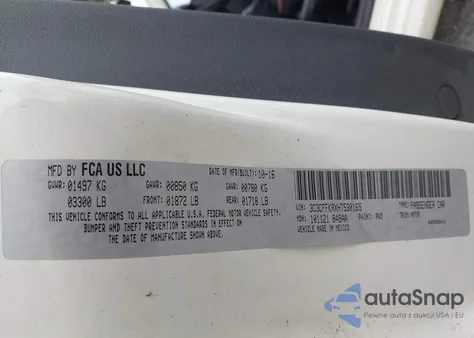 2017 Fiat 500 Pop z USA, uszkodzony, nr VIN 3C3CFFKRXHT530165